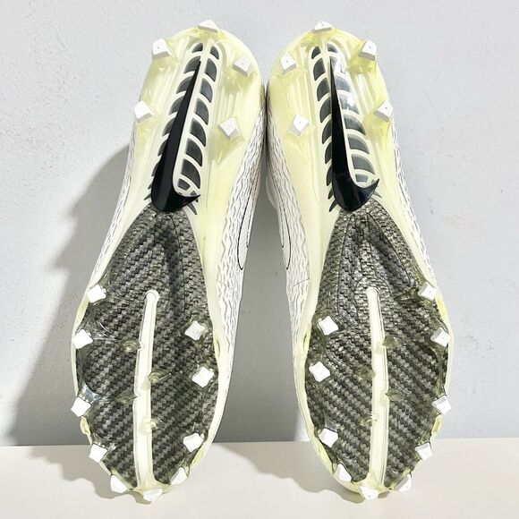 Nike Vapor Untouchable Pro “White Silver” Men’s Size 10.5 Football Cleats - Picture 7 of 8